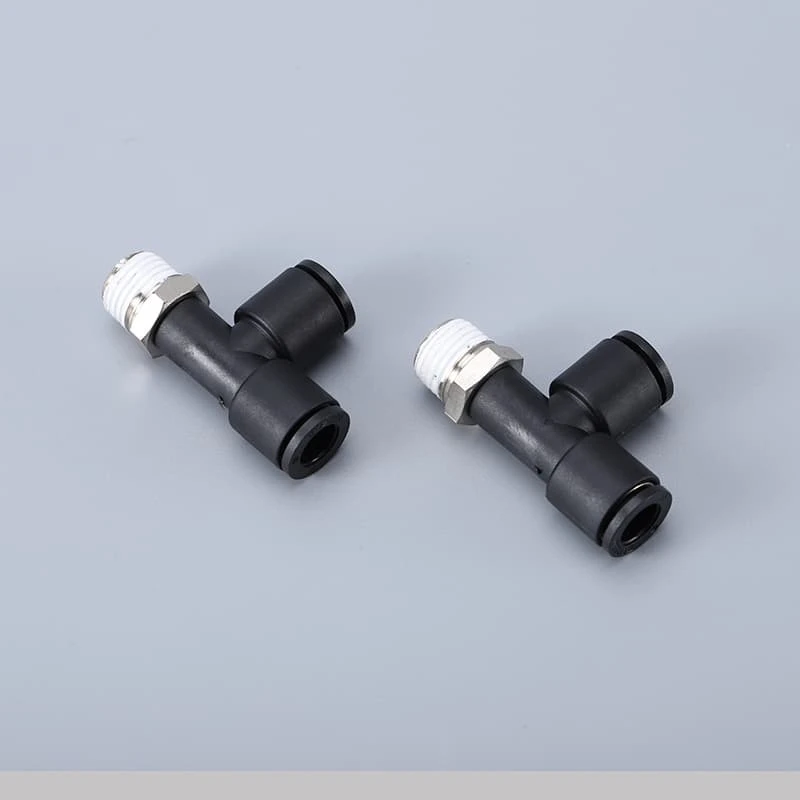 Male Run Tee Pneumatic Push-in Fitting factory